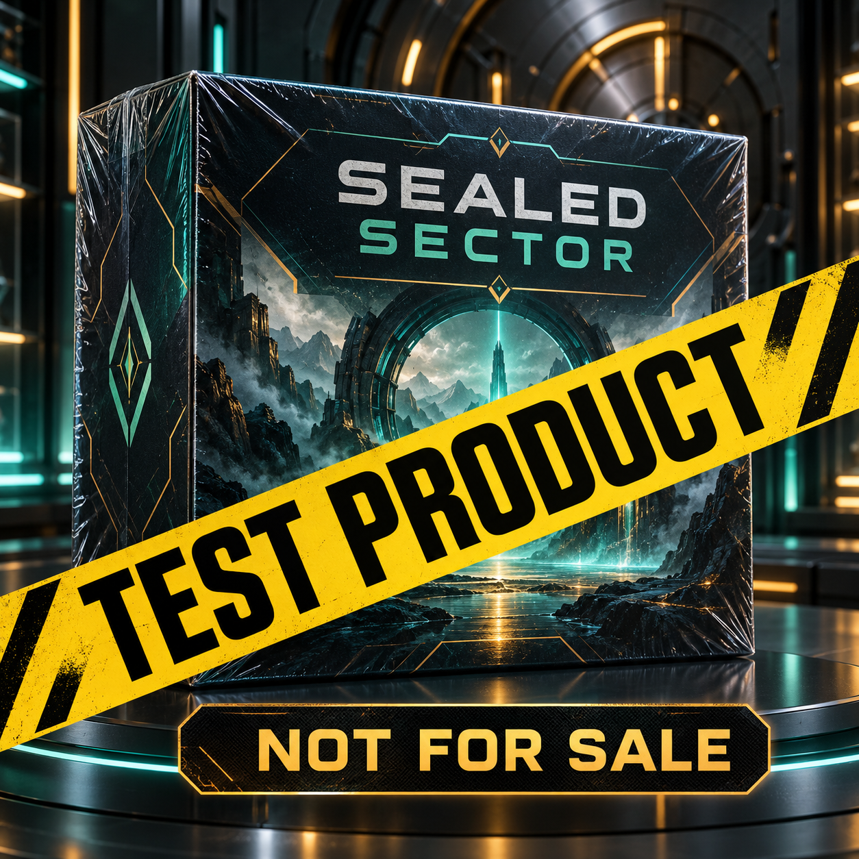 TEST PRODUCT — NOT FOR SALE. Generic mock Elite Trainer Box image.